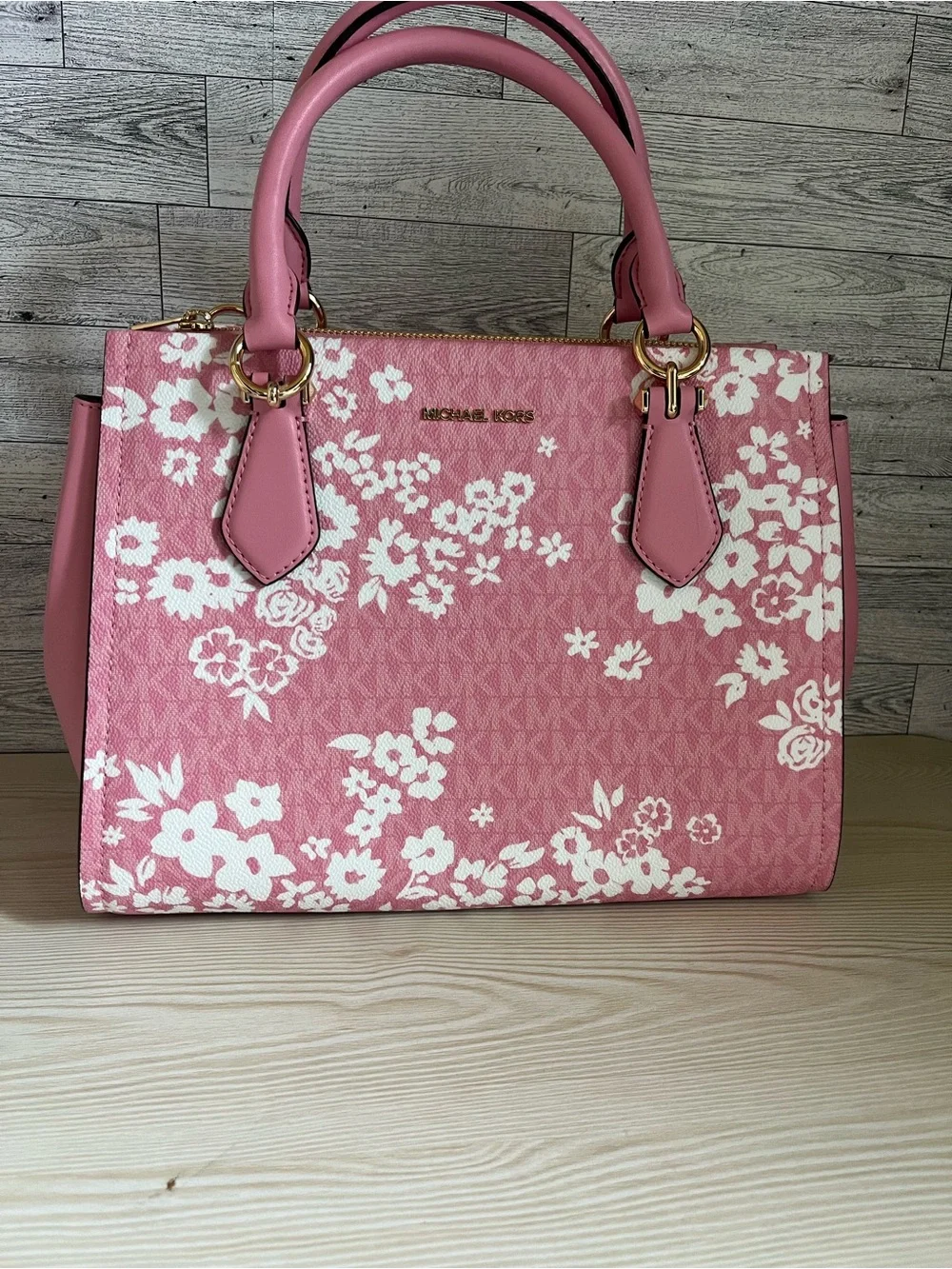 Michael Kors Carnation/Pink Medium Marilyn Satchel
